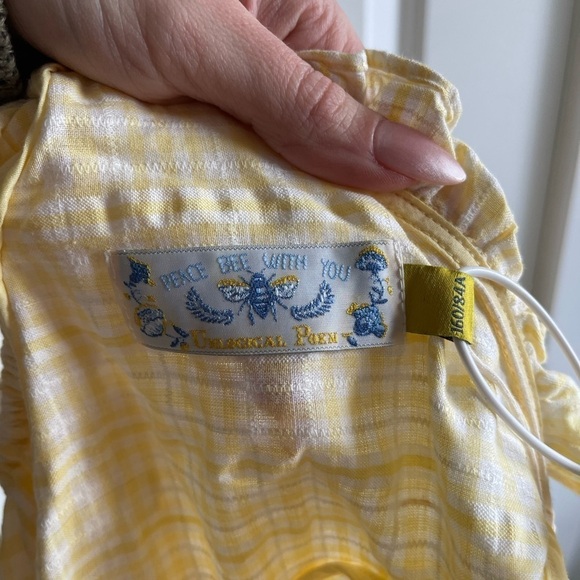 Unlogical Poem Peace Bee With You Yellow Textured Set - S/M - Picture 8 of 12